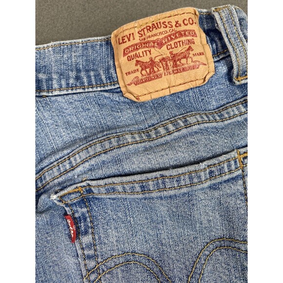 Levis 550 Jeans Womens 28x27 Blue Relaxed Bootcut Stonewash Y2K Tag 10M* - Picture 12 of 14